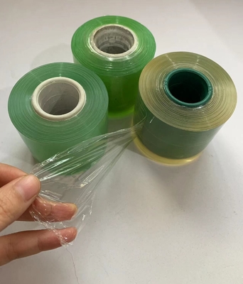 Stretch Rolled PVC Protective film Plastic Insulation Wrapping For Wire And Cables