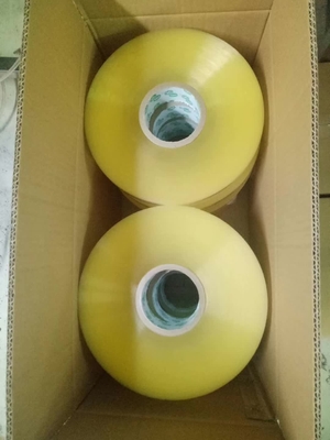 Stretch Rolled PVC Protective film Plastic Insulation Wrapping For Wire And Cables