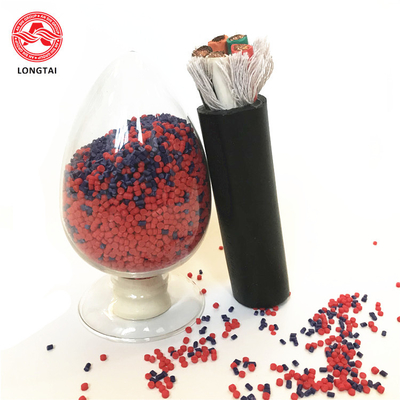 Flame Retardant Low Smoke PVC Compound Thermoplastic For Cables Sheathing