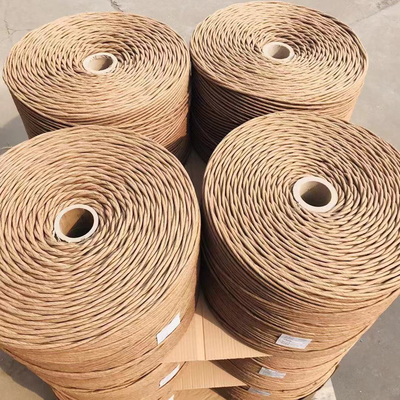 Moisture Resistant Round Twisted Paper Fillers For Cable Industries Cable Fillers
