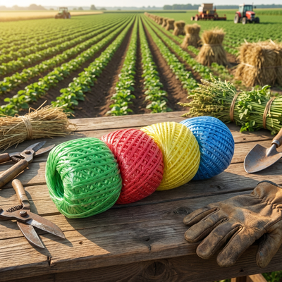 Spool Packed High Strength PP Twine Greenhouse Horticulture Use