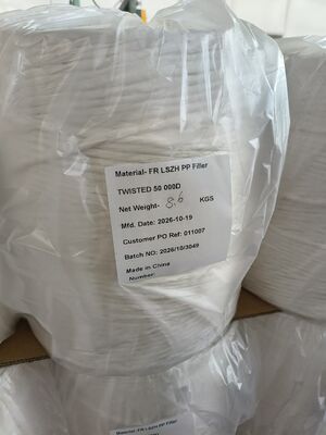 PP Cable Filler Yarn for Round Cable Making, Polypropylene Cable Filling Yarn for Multicore Power Cables, Lightweight Cable Gap Filling Material