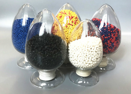 Shock Proof 85A ST2 90C PVC Granules Cable Insulation Tensile Strength 12.5Mpa