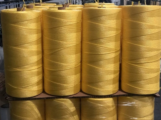Yellow Black Submarine Cable PP Twine 2.5G/M Z/S Twisted
